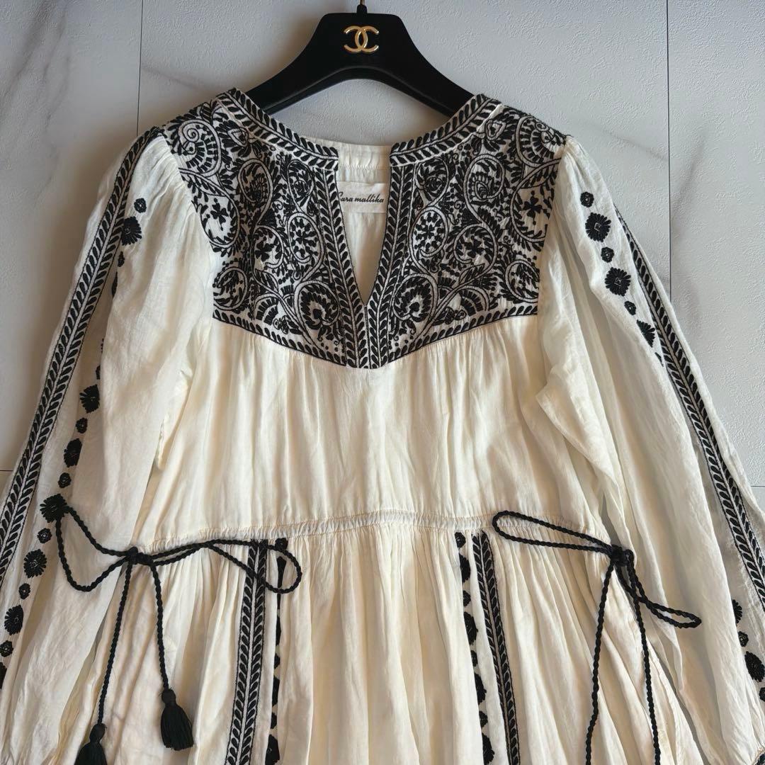 美品 SARA MALLIKA サラマリカ EMBROIDERY DRESS