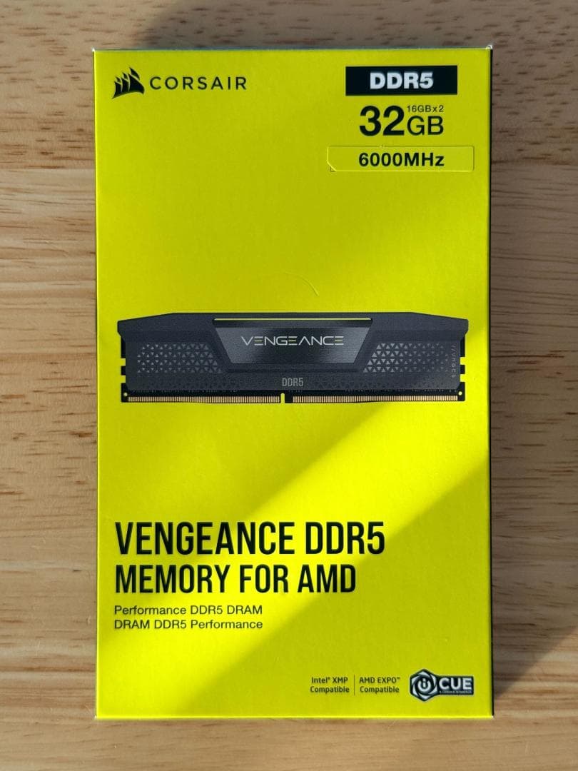 メモリー Corsair DDR5-6000 32GB(16GBx2) CL30