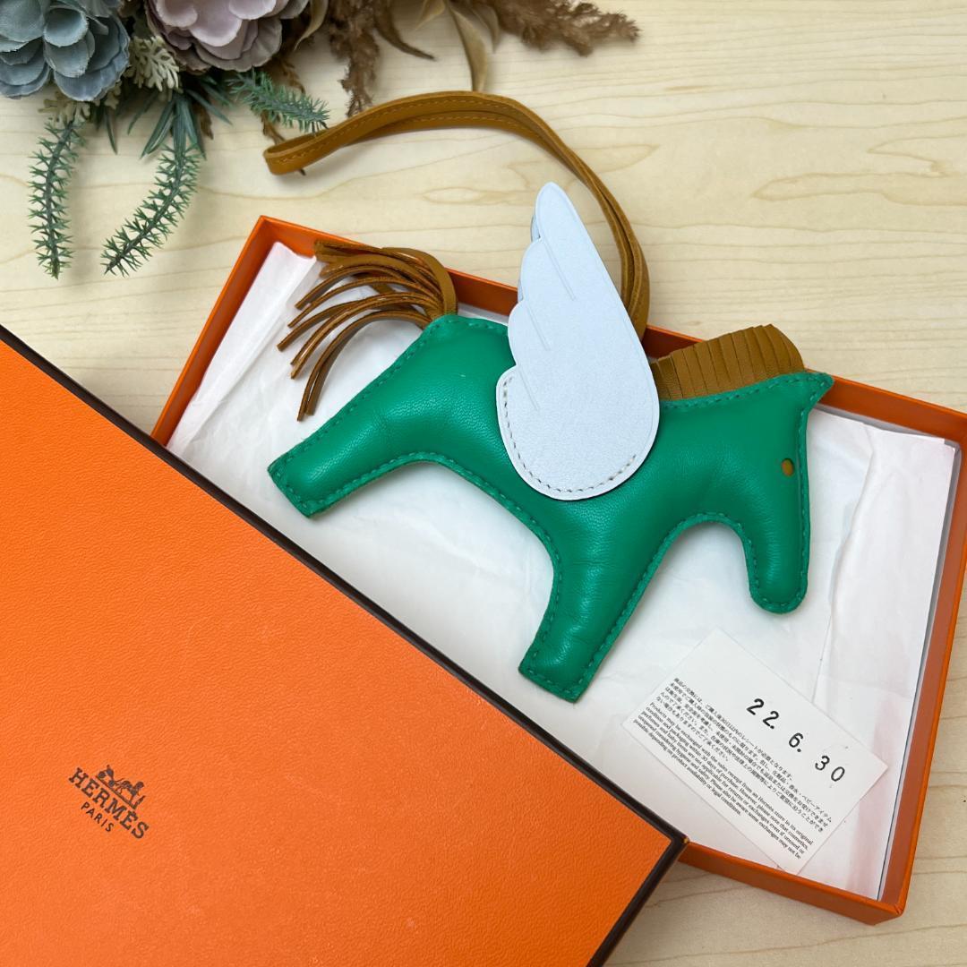 極美品✨ HERMES エルメス ロデオ ペガサス MM グリーン 箱付き