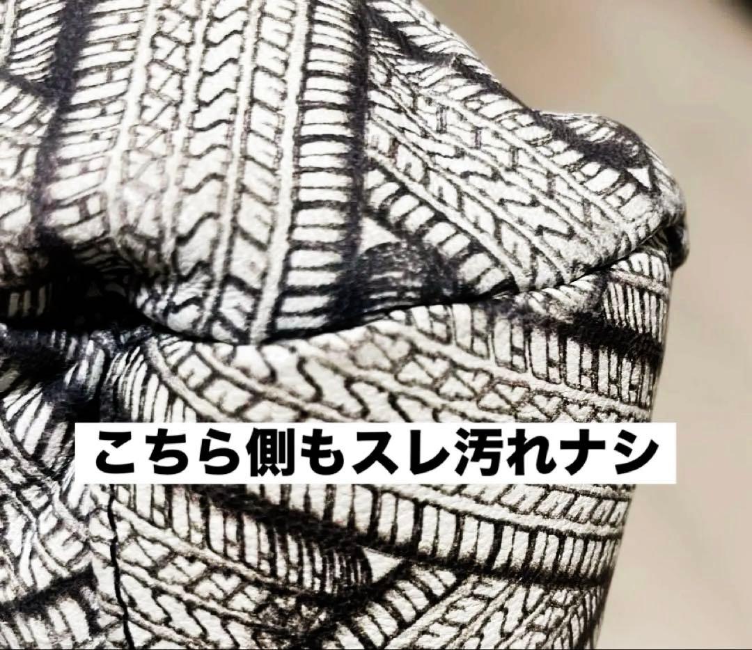 トーマスワイルドTHOMAS WILDスカル新品レザー&シルク大ショルダーバッグ