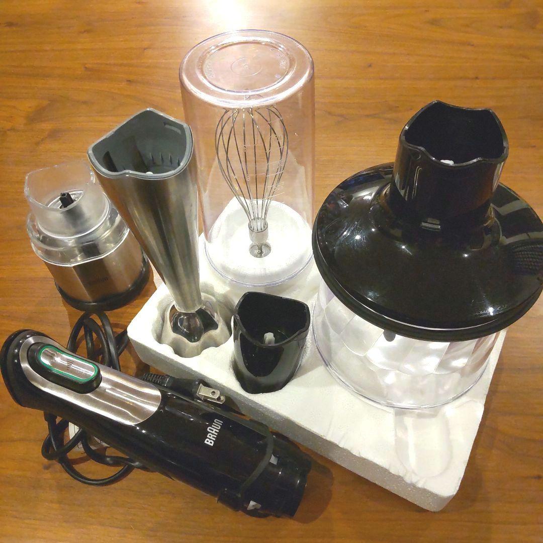 【ブラウン】 マルチクイック ハンドブレンダー MQ735 説明書・レシピ付き