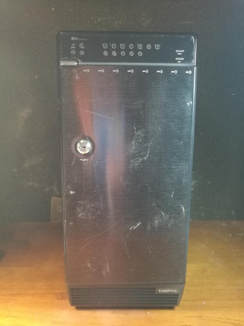 ロジテック LHR-8BRHEU3 8ベイ 外付け USB HDD ケース