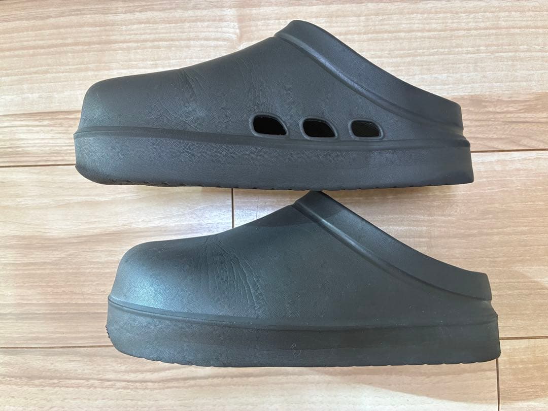 Racbaki ブラック イージーサボ レディースSサイズ