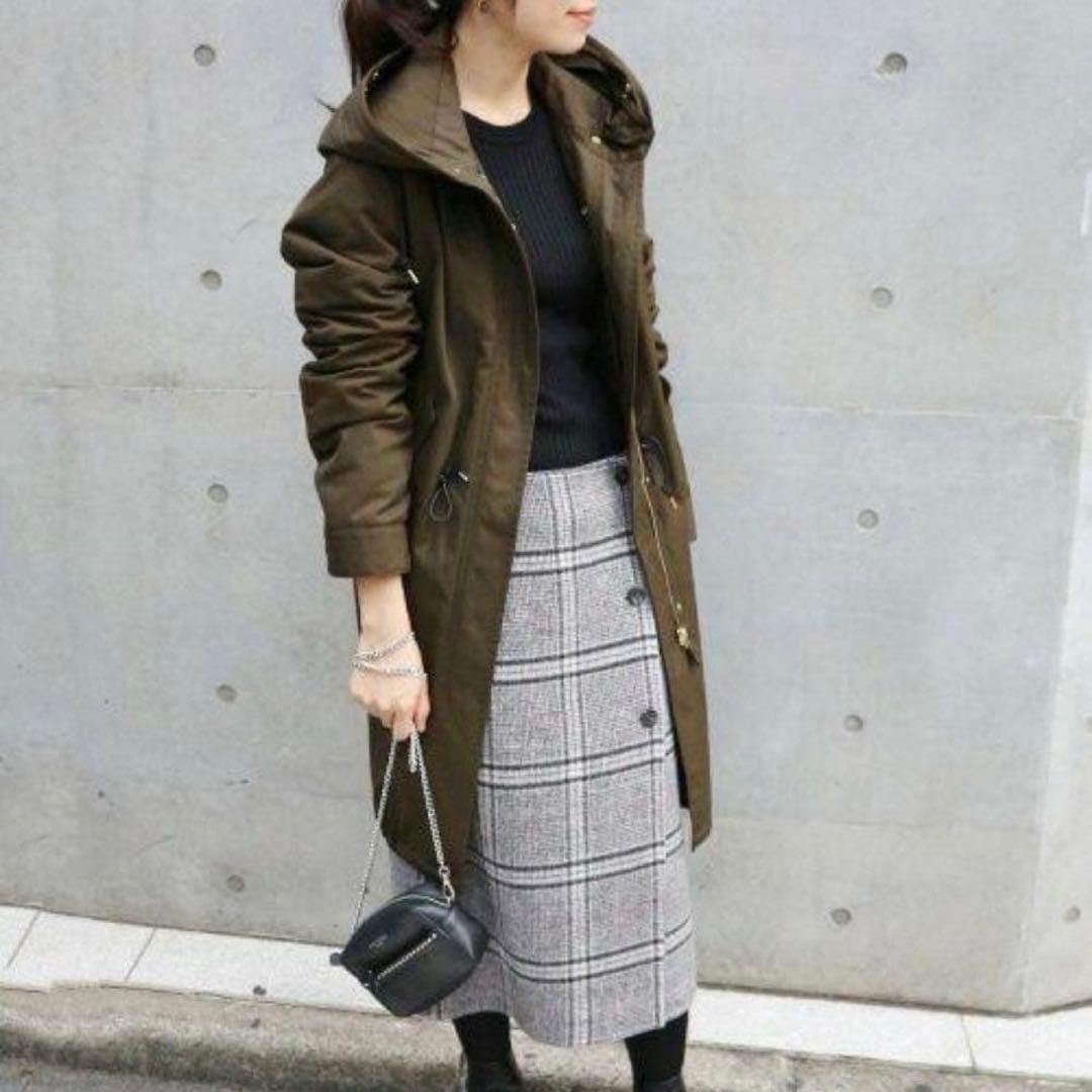 【 IENA 】 ファーベストライナー付きモッズコート　　3way モッズコート