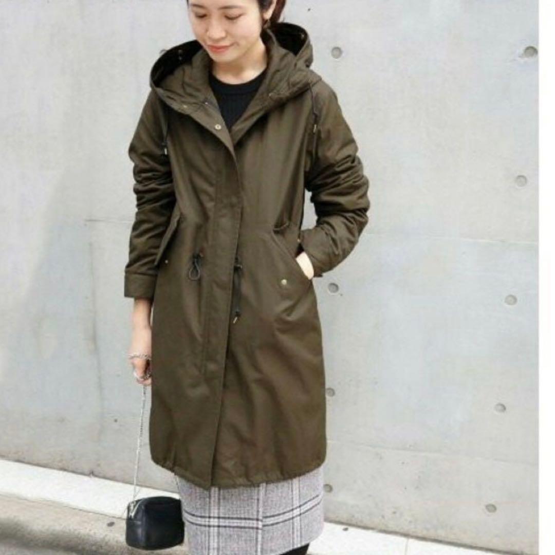 【 IENA 】 ファーベストライナー付きモッズコート　　3way モッズコート