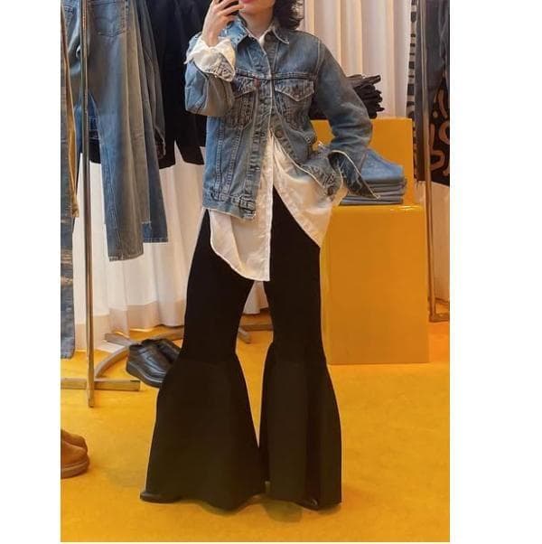 1/31限定値下　CFCL　ベルボトム　パンツ　黒　POTTERY 　3