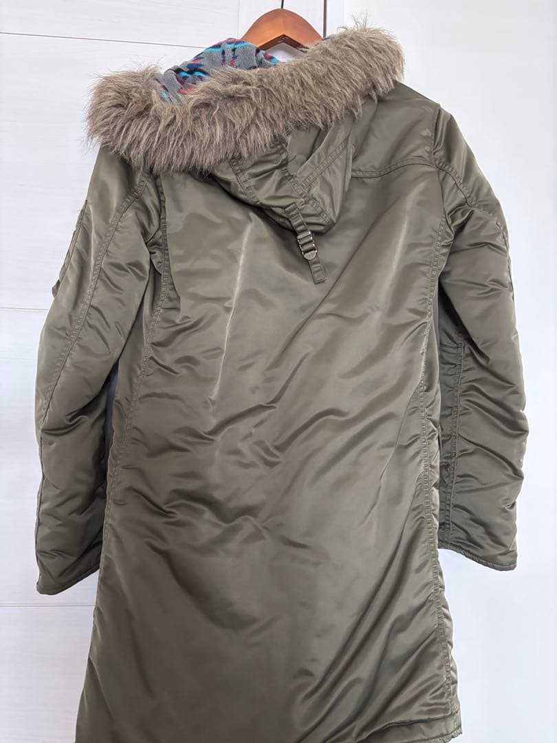 HYSTERIC GLAMOURオリーブ色ファー付コート