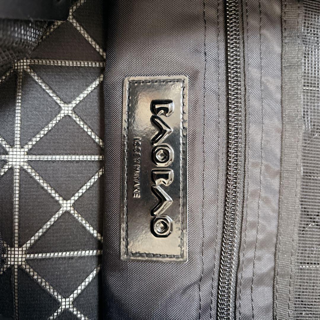 BAO BAO ISSEY MIYAKE ブラック トートバッグ 一部欠けあり