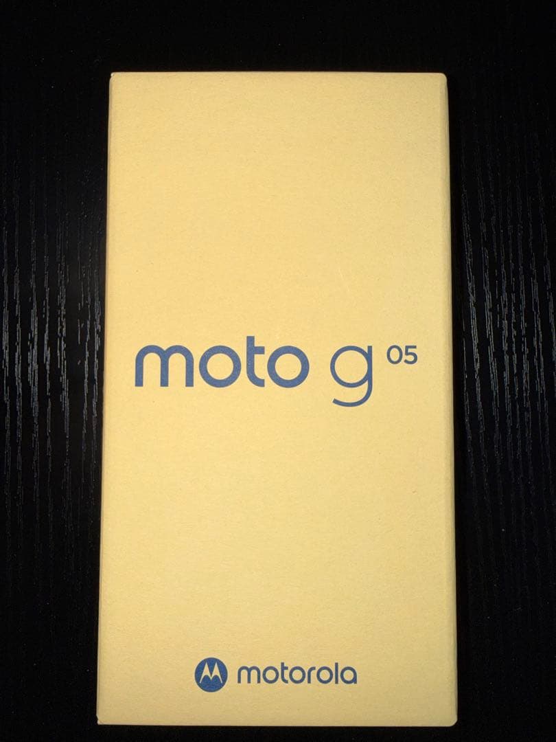 【新品】motorola moto g05 128GB ミスティ SIMフリー