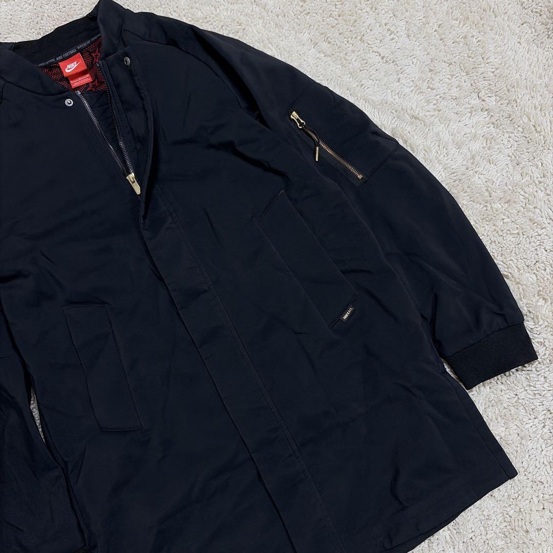 極美品✨NIKE FC フットボール ナイロン コート ジャケット ネイビー S