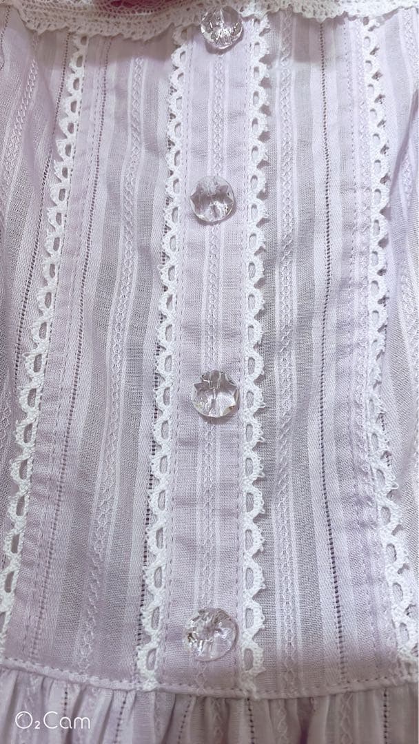 アンジェリックプリティ クレッシェンドティアード ラベンダー リボン