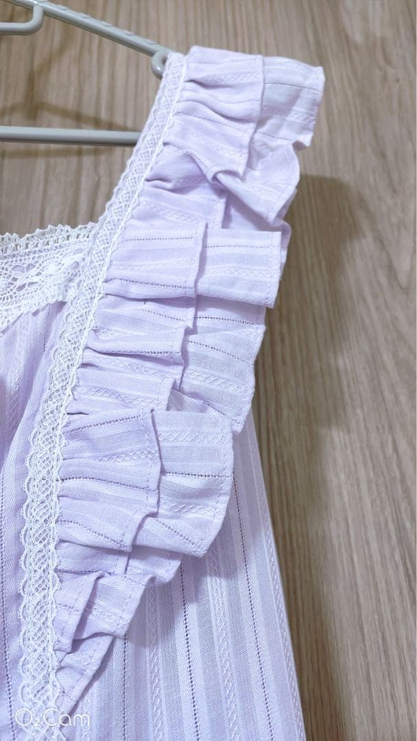 アンジェリックプリティ クレッシェンドティアード ラベンダー リボン