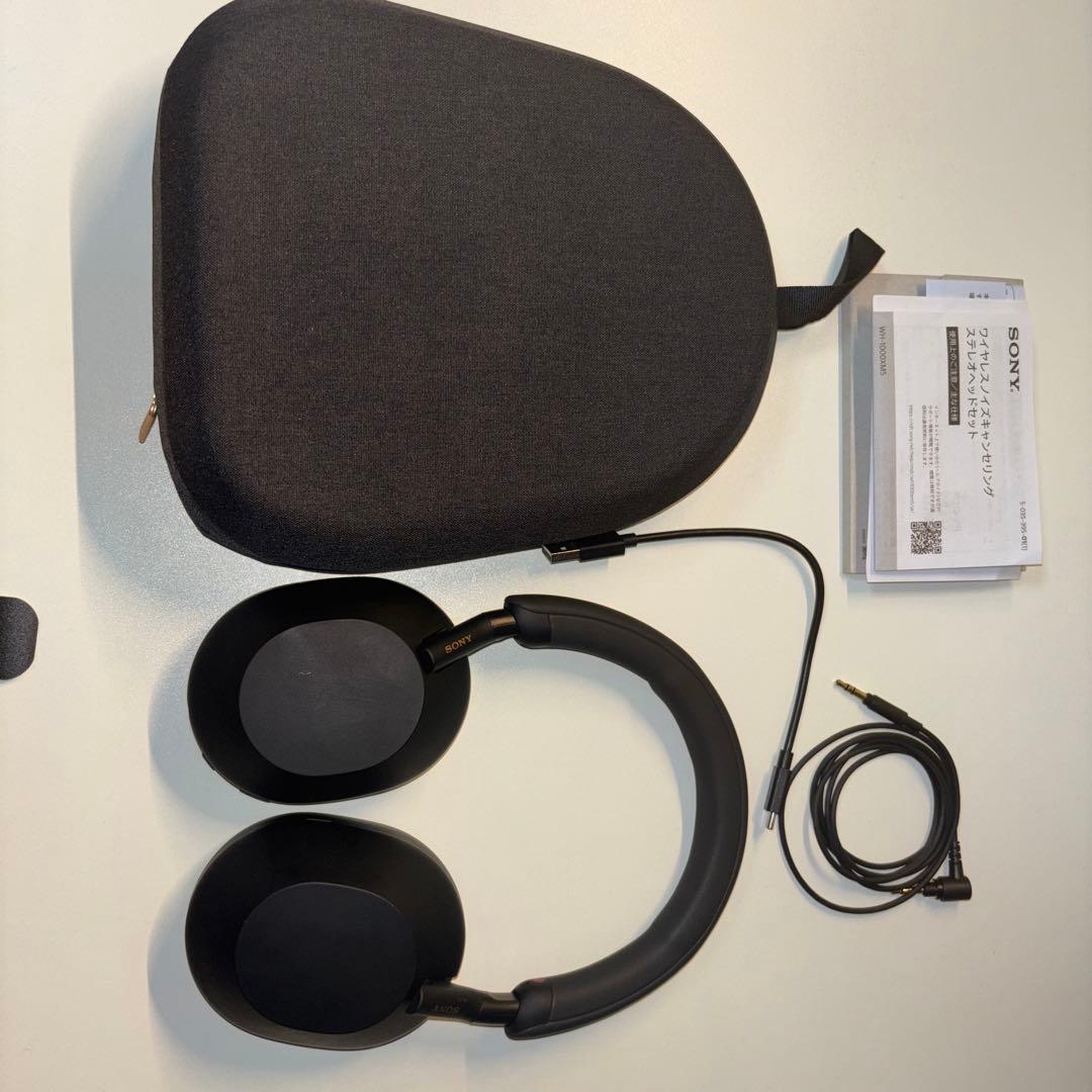 SONYワイヤレスヘッドホン WH1000XM5 (B)