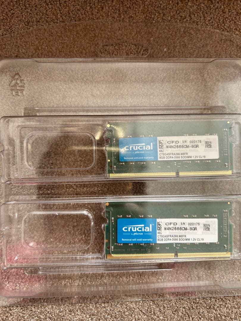 Crucial 16GB DDR4-2666 16GB（8GB×2）CFD