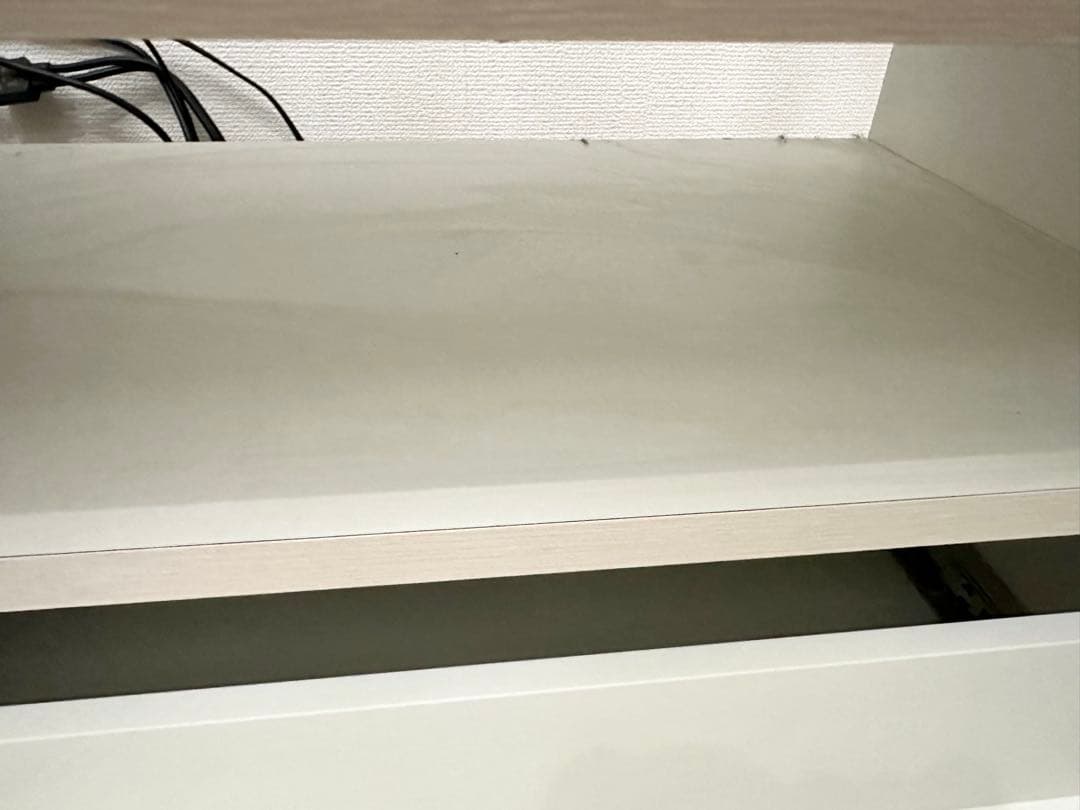 木下家具 テレビ台 テレビボード 90cm DEMIO ホワイト 白木目柄