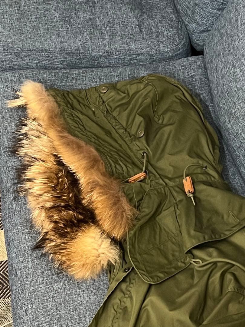 M-65 80年代米軍フィッシュテール コヨーテファーMサイズ ライナーおまけ