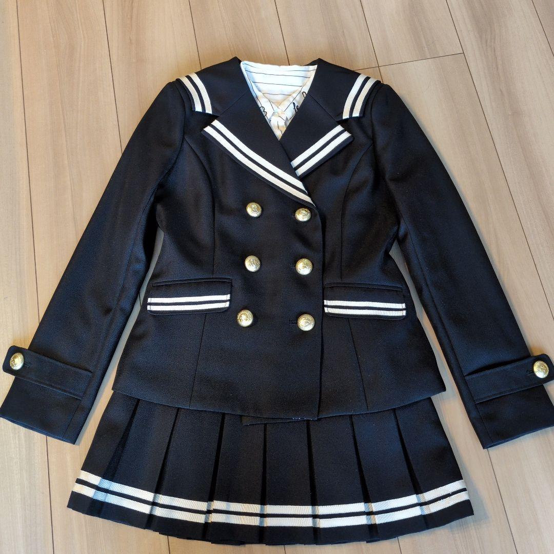 レピピアルマリオ セーラー襟スーツ 卒服3点セット150cm