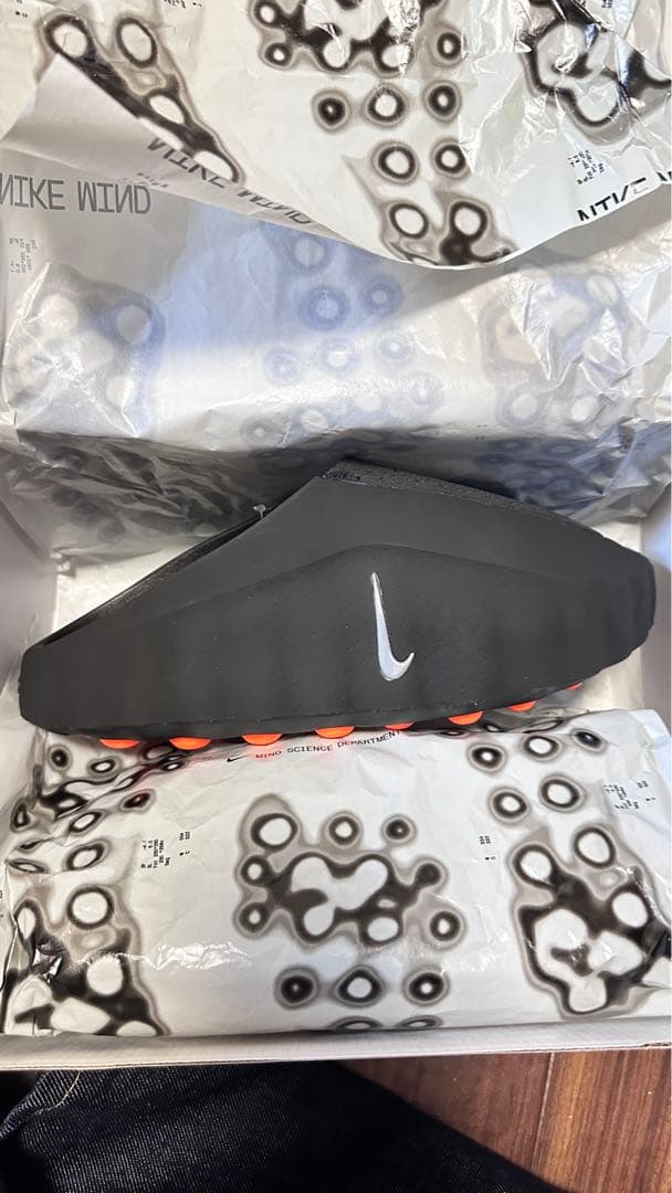 Nike メッシュスリッポンサンダル ブラック 001 26cm