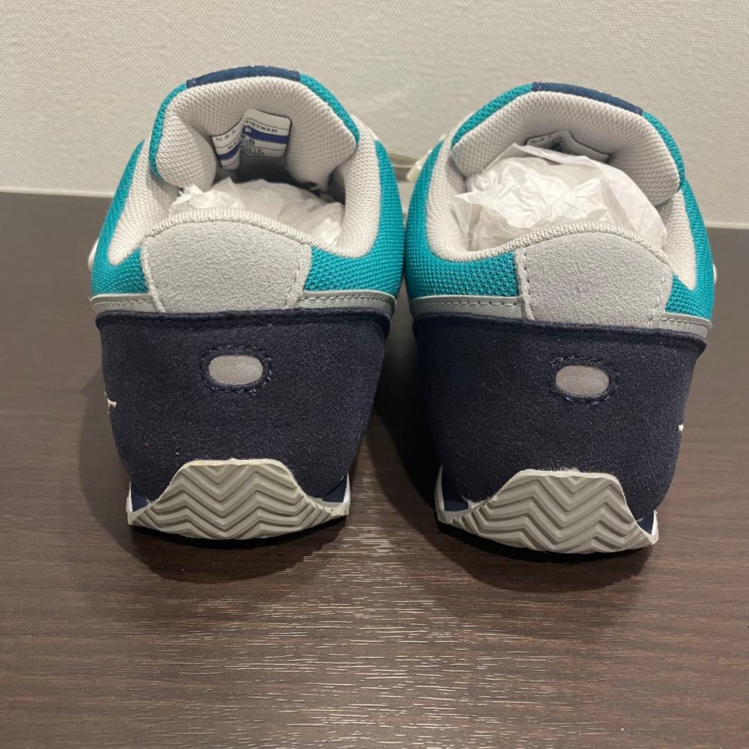 ミキハウス× ミズノDoubleB キッズスニーカー 19cm グリーン