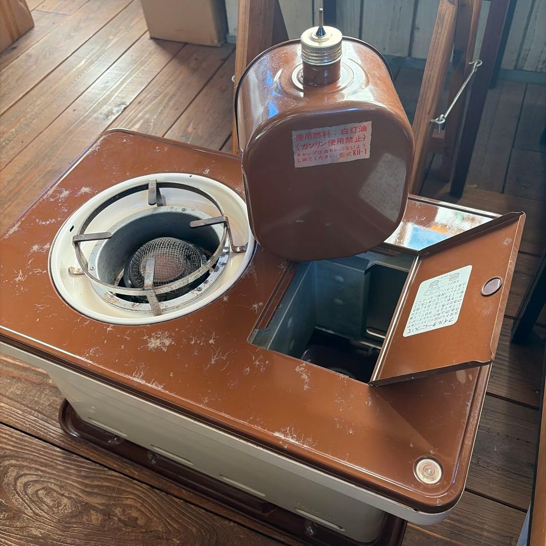 フジカ FUJIKA kH-1 火鉢型ストーブ　囲炉裏　五徳付き。