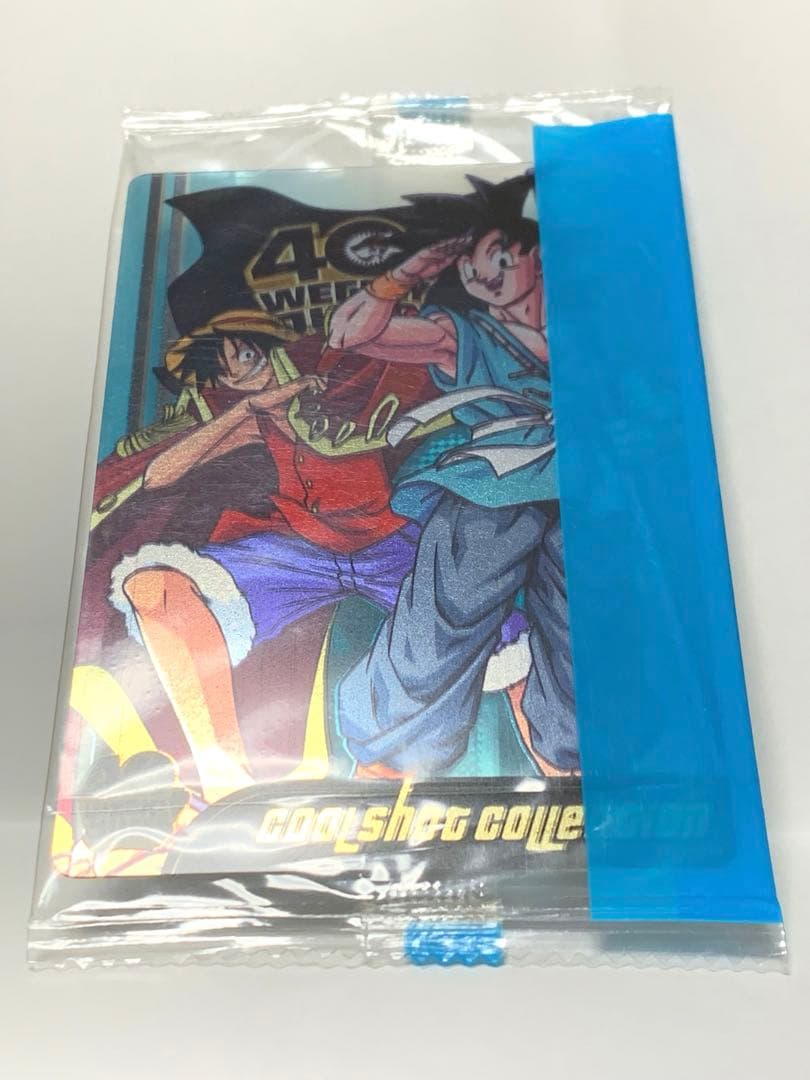 ドラゴンボール×ワンピース ジャンプ40周年 森永ウエハースカード 28 未開封