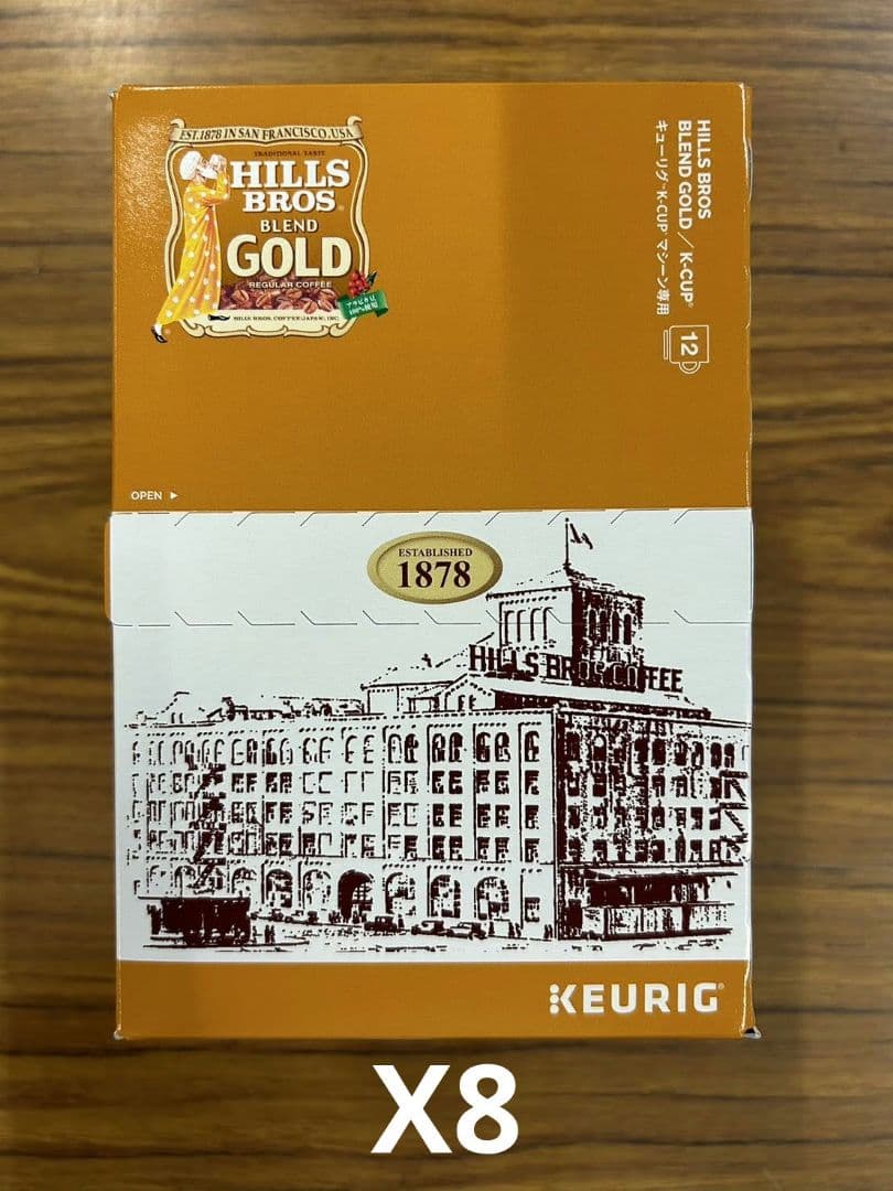 超お得商品～キューリグkカップ　ヒルスブレンドゴールド 8箱セット