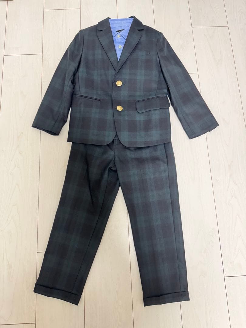 ユナイテッドアローズ　グリーンレーベルリラクシング　スーツ　120cm