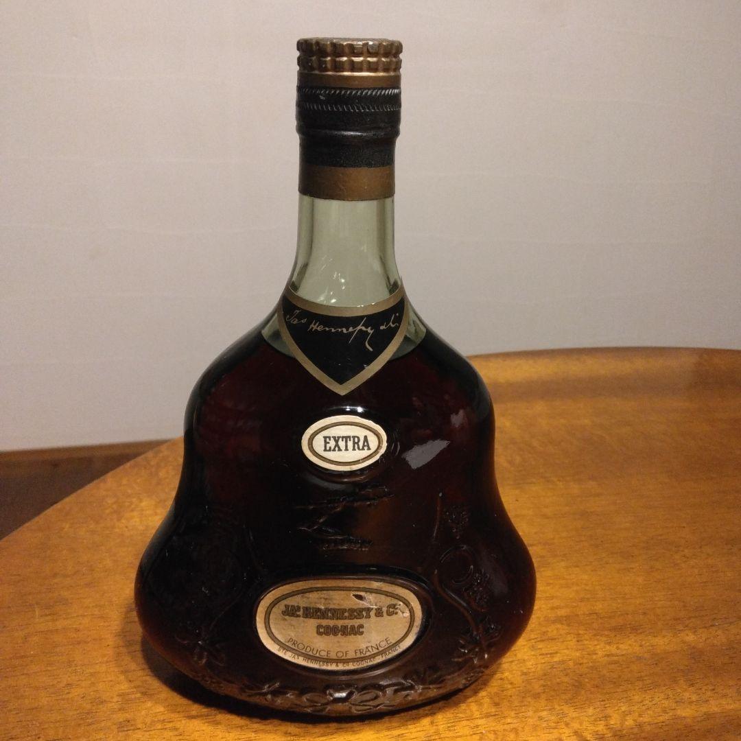 ヘネシーHennessy Extraコニャック金キャップグリーンボトル700ml