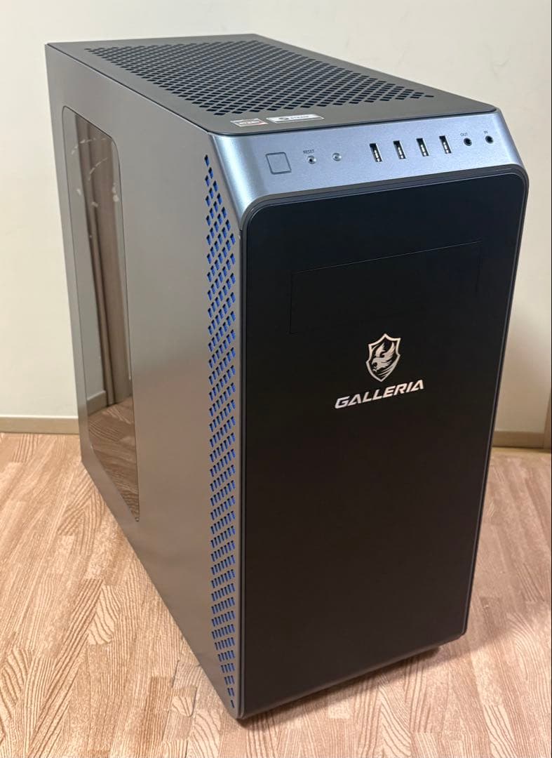 GALLERIA XA5R-67XT/ゲーミングPCケース/極美品/ATX