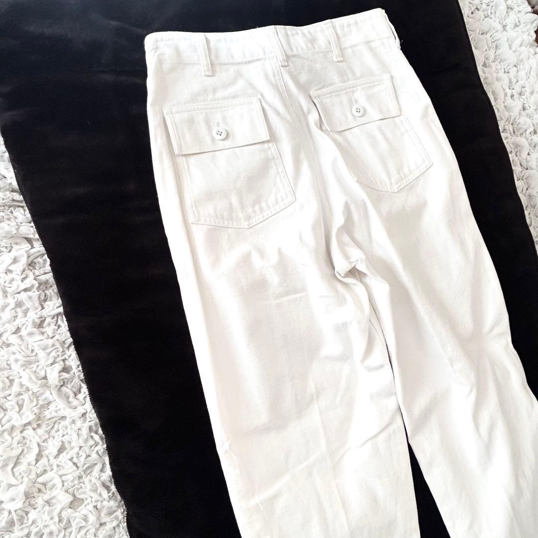 レアカラー　the shinzone ベイカーパンツ　ホワイト　36 White