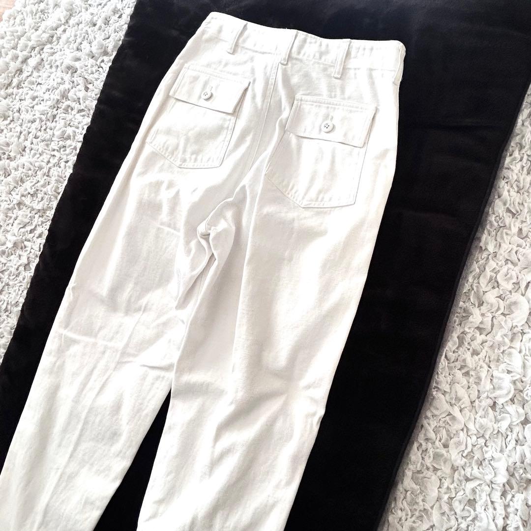レアカラー　the shinzone ベイカーパンツ　ホワイト　36 White