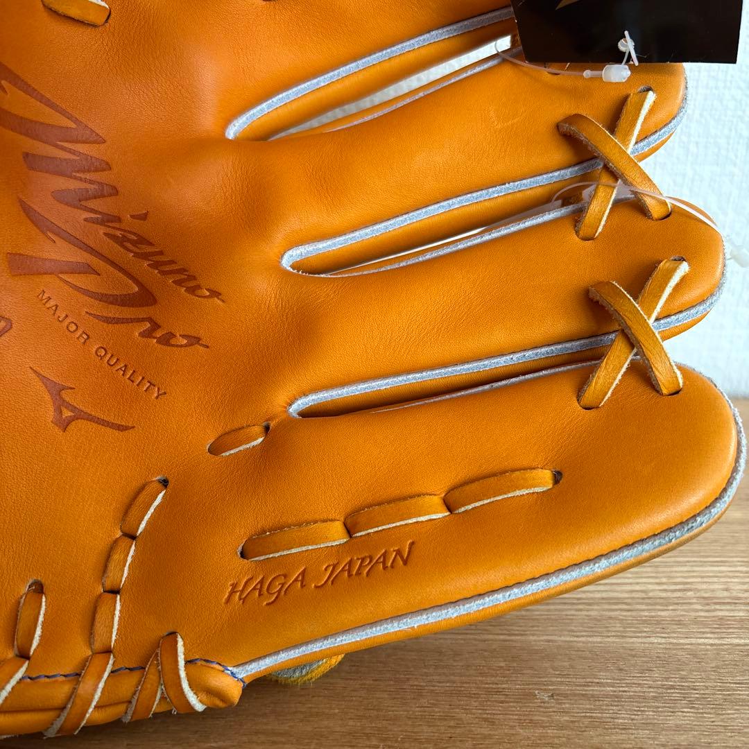 ミズノプロ　硬式用　グラブ　定価72,600円　グローブ　内野用　HAGA