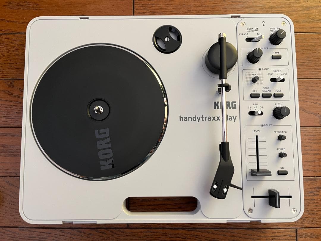 KORG handytraxx play ターンテーブル