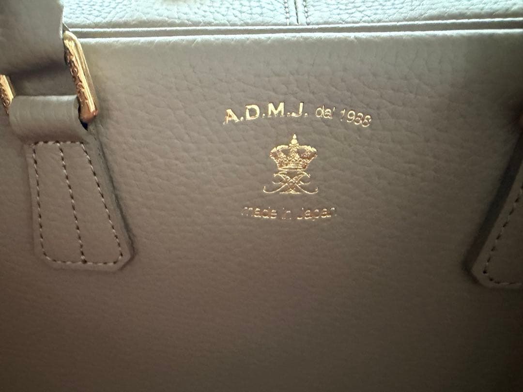 ＊A.D.M.J. ＊ ボストンバッグシュリンクレザー