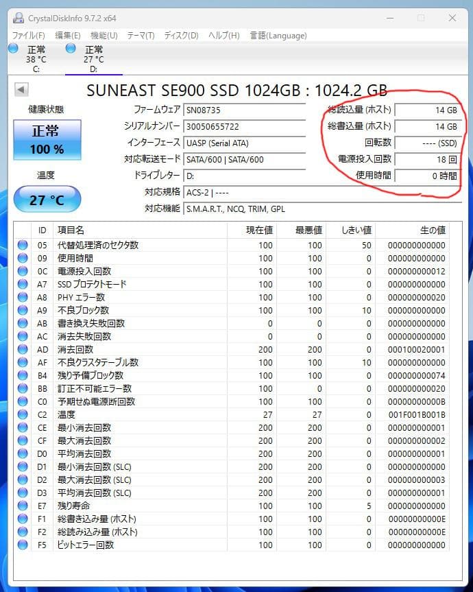 SUNEAST SE900 1TB 2.5インチ SATA III SSD
