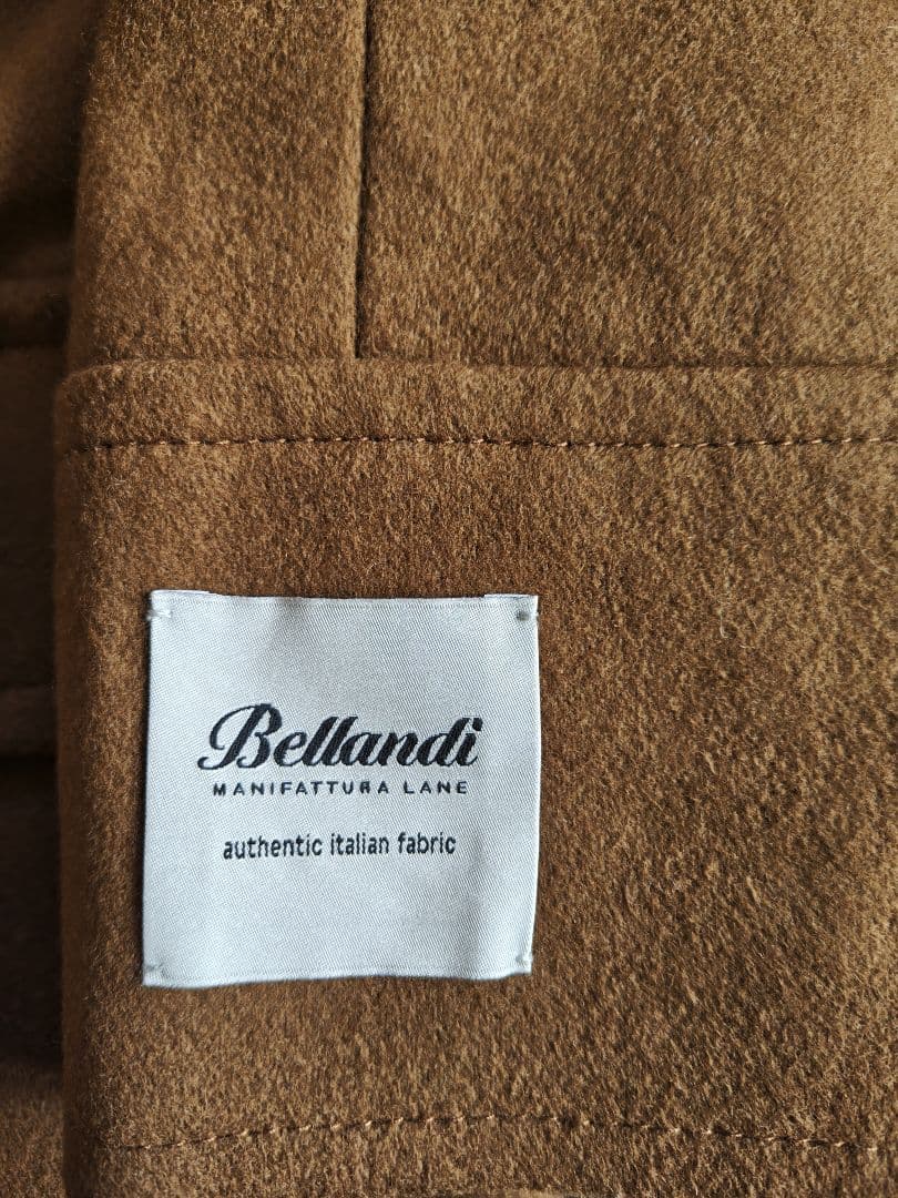 ジャーナルスタンダードレリュームBellandi ミドルPコート36 キャメル