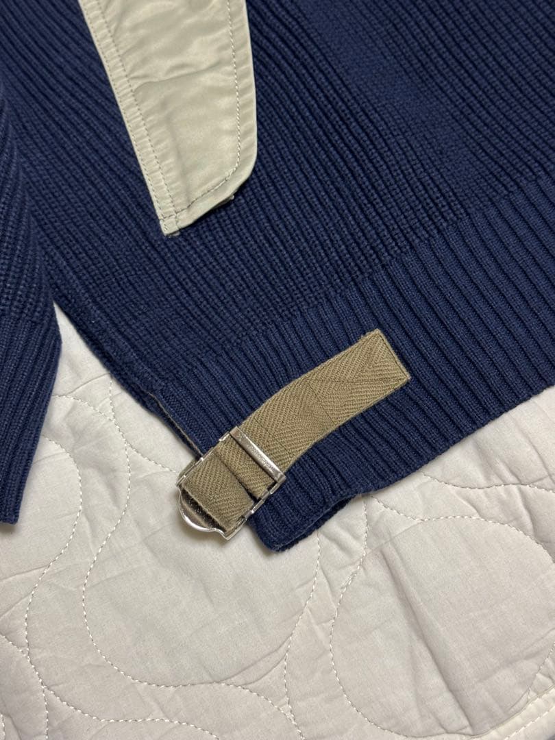 に*ー様 sacai 23SS Nylon Twill x Knit Pullo