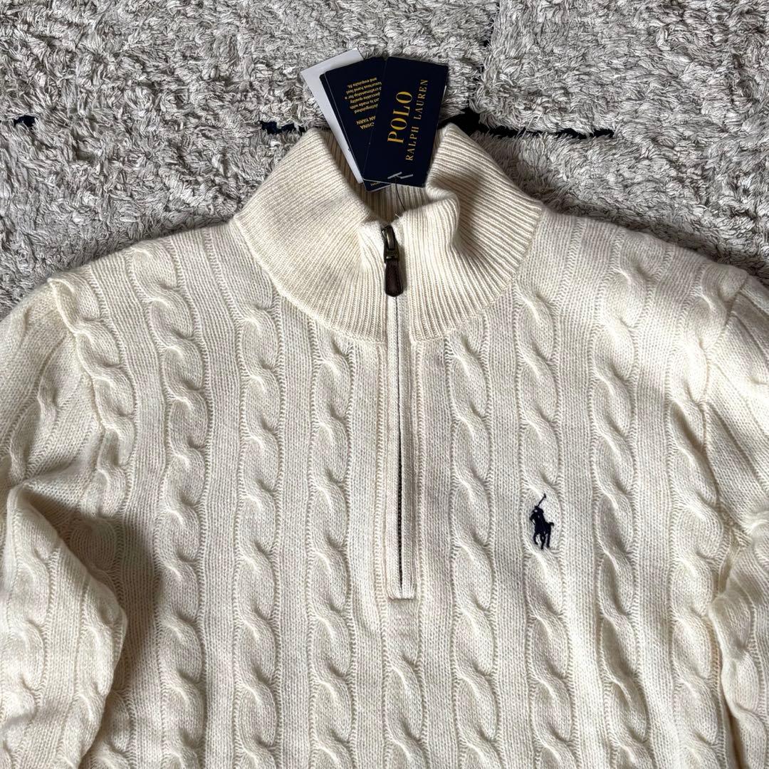【タグ付き✨】完売品！ポロラルフローレン ケーブルニット カシミヤ セーター