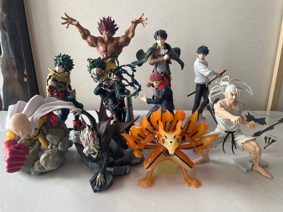 アニメキャラ　フィギュア　10点セット