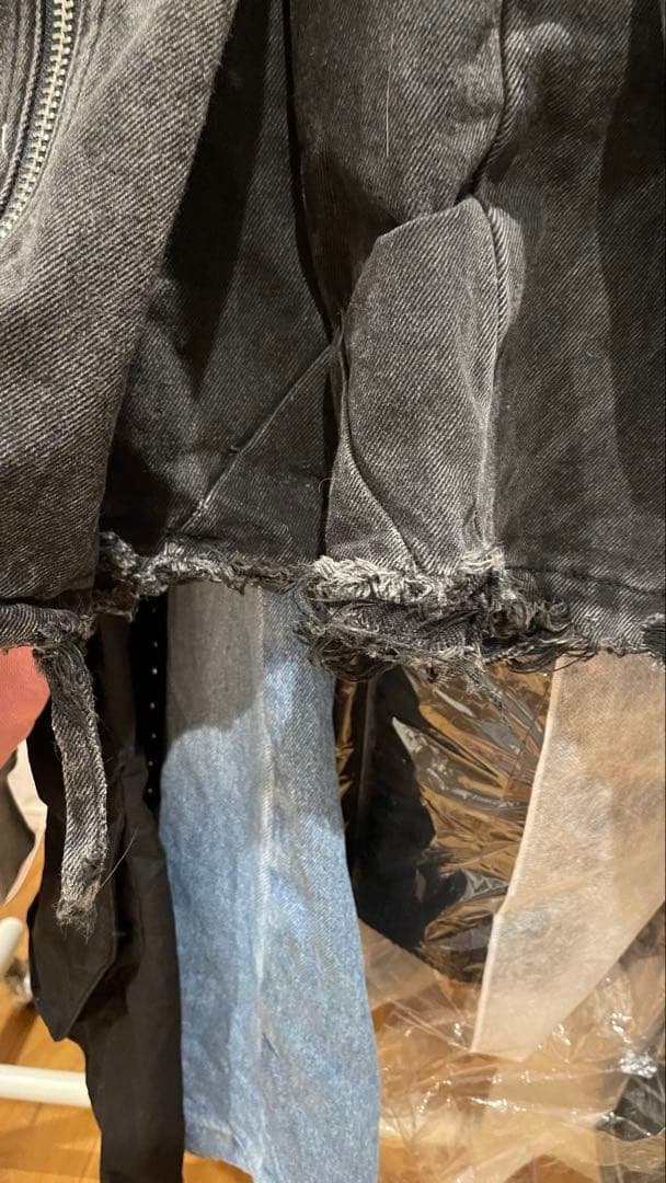 NO/FAITH STUDIOS ブラックカーゴパンツ