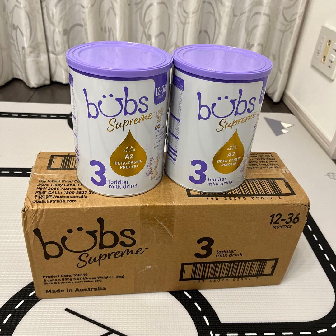 【ヒロユキンマン様】bubs Supreme 12〜36ヶ月幼児用粉ミルク