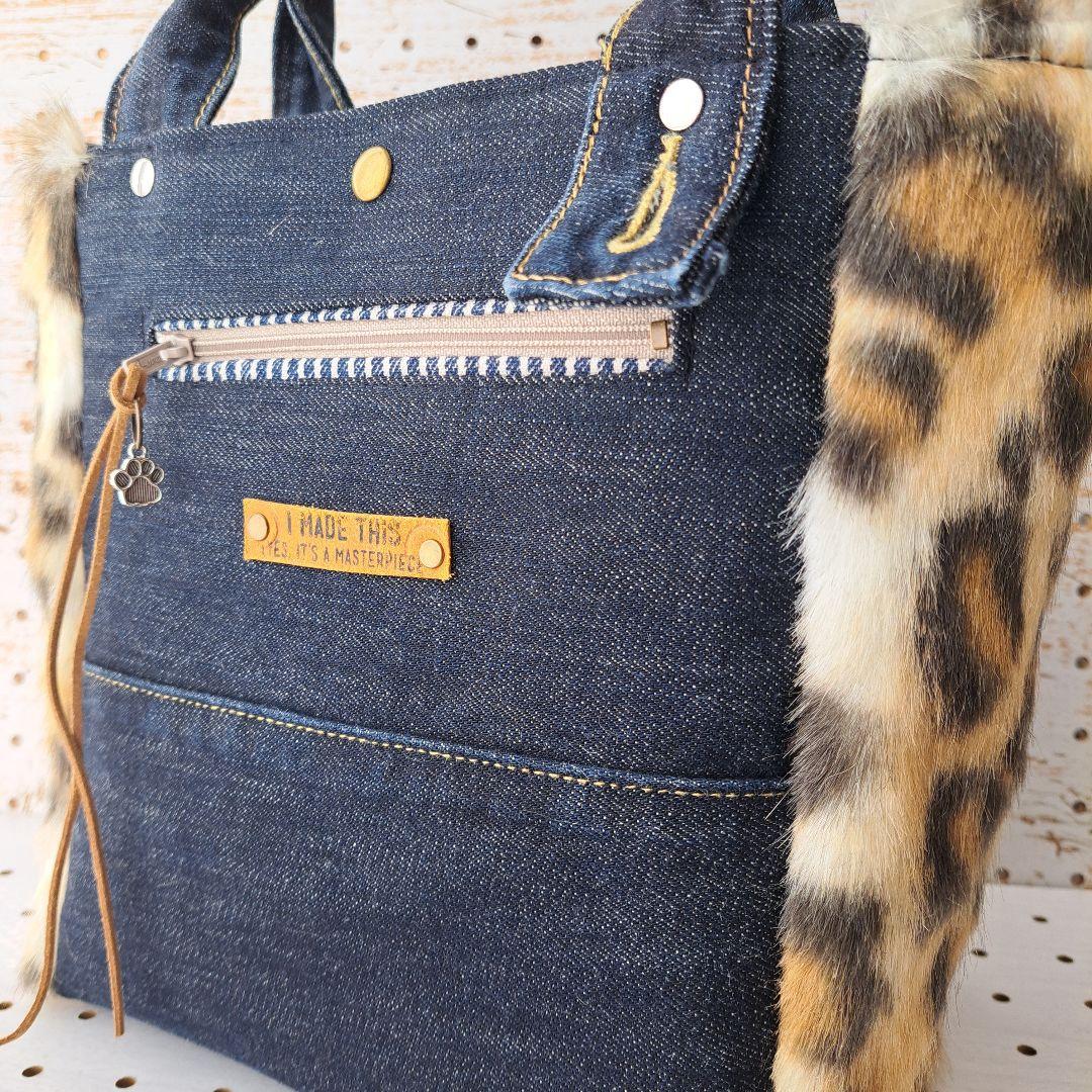 C*t様 コヤンイサムチョン　リトルサンダー　デニムリメイクトートバッグ