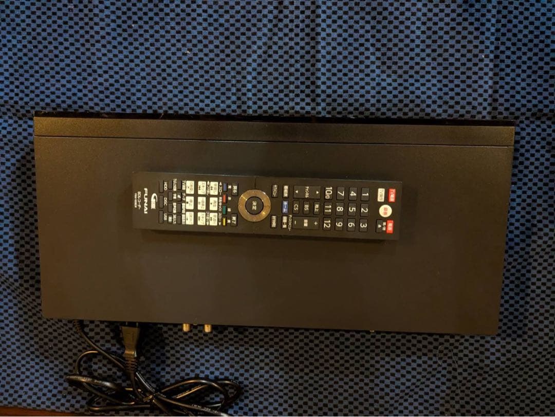 2024年製 FUNAI ブルーレイレコーダー リモコン付き 1TB