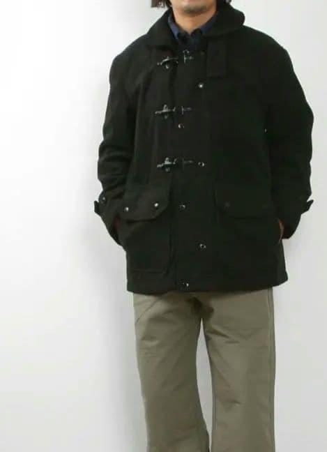 ジャケット・アウター Short Duffle Jacket Fake Melton