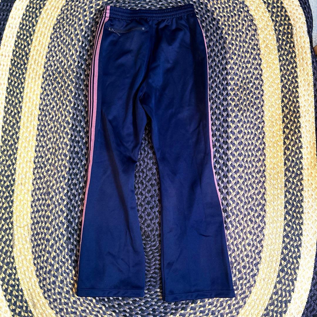 ニードルス　トラックパンツ　フレア　XS ネイビーピンク　レトロ　古着