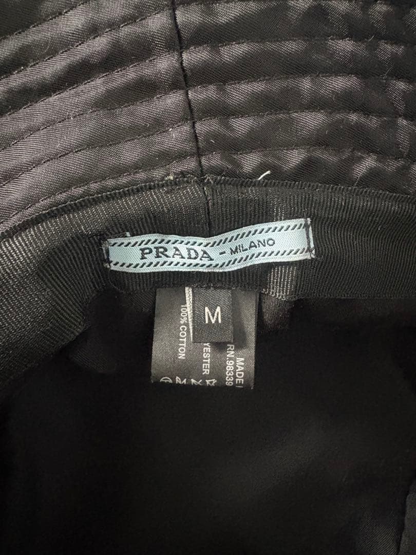⭐︎最終価格⭐︎PRADA ブラック バケットハット