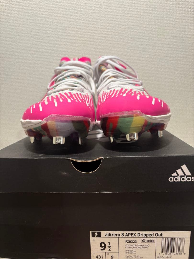 adizero スパイク ピンク/ホワイト　タティスJr. 27.5