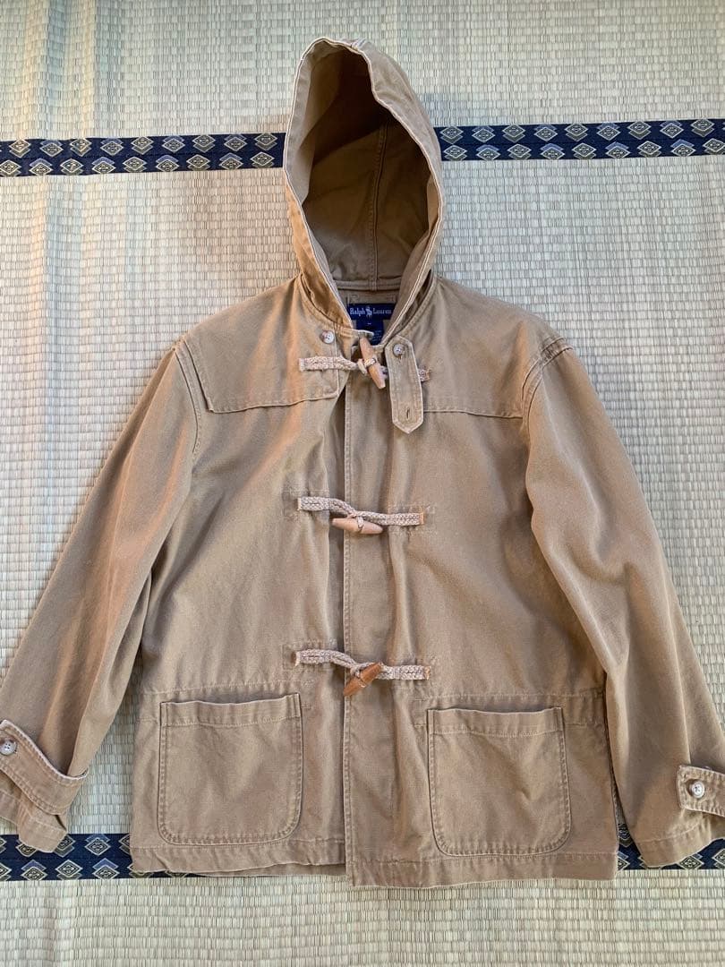 80s 90s ラルフローレン　ダックジャケット　ワークジャケット　カバーオール