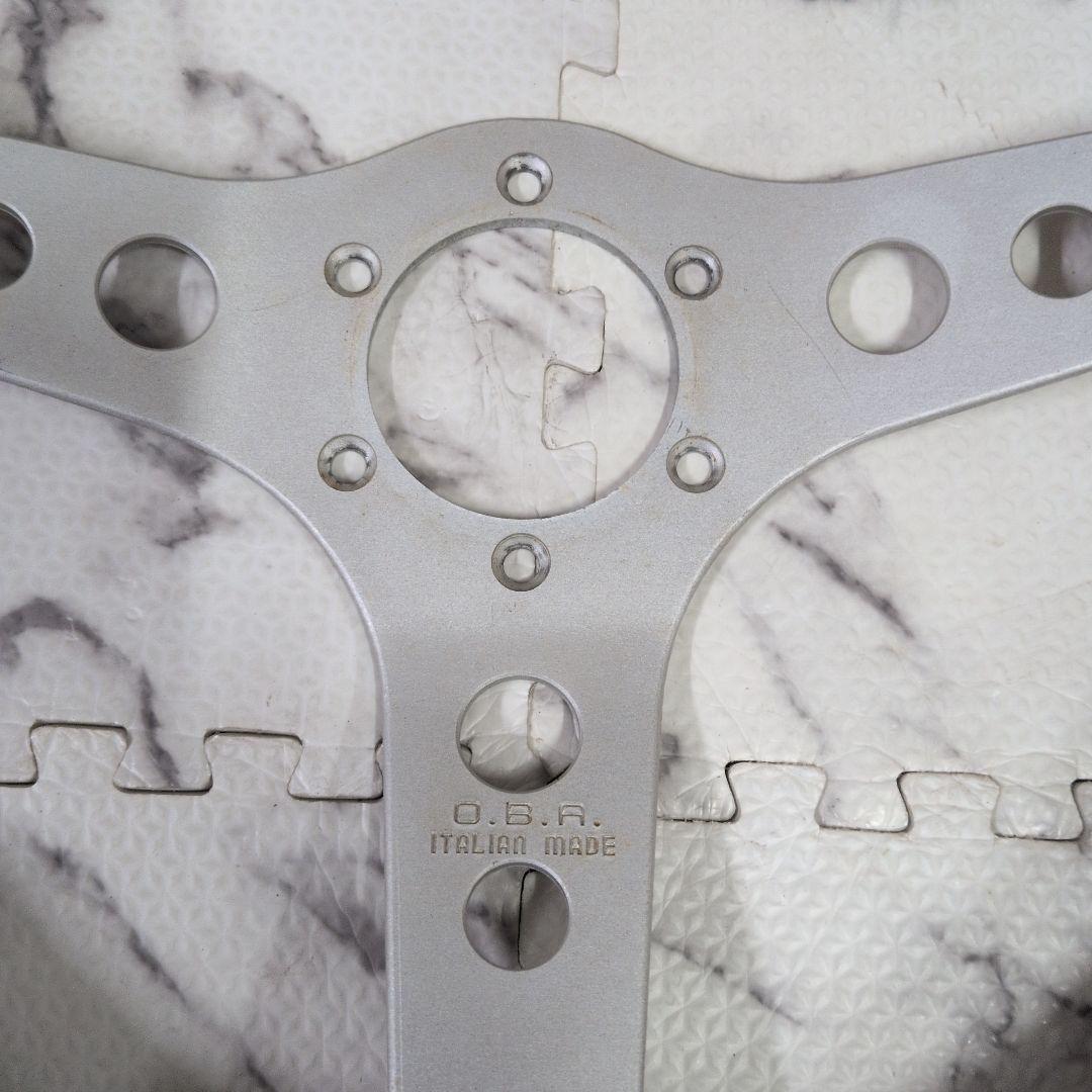 O.B.A ウッドステアリング　当時物