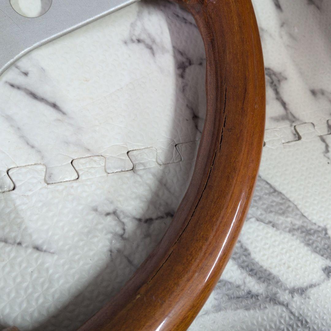 O.B.A ウッドステアリング　当時物